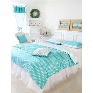   Duvet Cover Set chiffon/yarn Bedskirt, Twin size