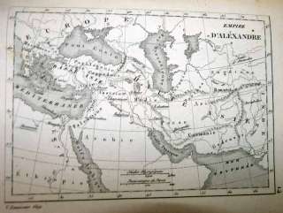 1840 Levasseur Miniature World Atlas 87 MAPS Fine Engraving, Scholarly 