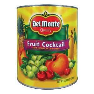 Del Monte Fruit Cocktail in Light Syrup 6   #10 Cans / CS  