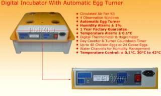   thermostat incubator sure will make the hatching easier and more fun
