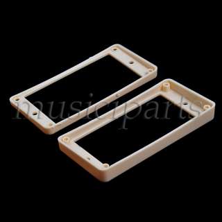 Curved Electric Guitar Humbucker Pickup Frame IVORY  