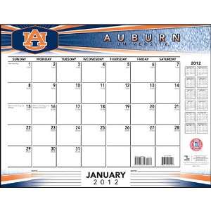    Auburn Tigers Team Desk Pad Calendar 22 X 17