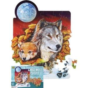  Wolf 50pc Floor Puzzle Toys & Games