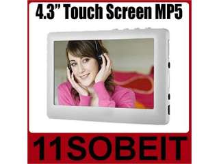 4GB /4 MP5 FM Touch Screen RMVB FLV Player T13  