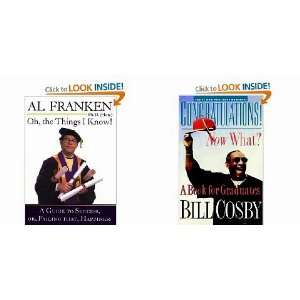 Graduation Advice Gift Book Set Al Franken, Oh the Things I Know and 