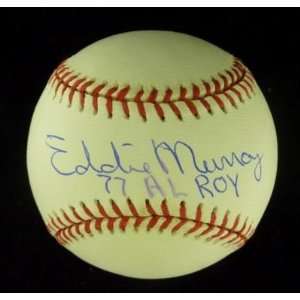Autographed Eddie Murray Ball   Al ~jsa~77 Al Roy~hof   Autographed 