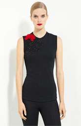 Donna Karan Collection Embellished Knit Top Was $1,295.00 Now $514 