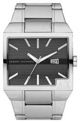 AX Armani Exchange Mens Wide Rectangular Watch $140.00