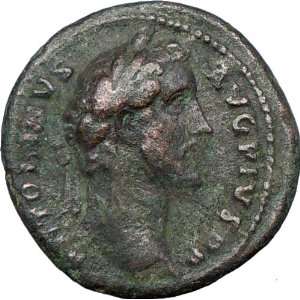ANTONINUS PIUS 140AD Rome Genuine Authentic Ancient Roman Coin SPES 