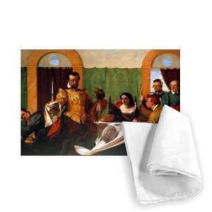  Taming of the Shrew by Augustus Leopold Egg   Tea Towel 