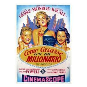  How to Marry a Millionaire, Betty Grable, Marilyn Monroe 