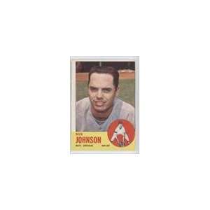  1963 Topps #504   Bob Johnson Sports Collectibles