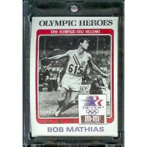  1984 Topps M&M Bob Mathias Decathlon Olympic Heroes 