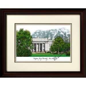 Brigham Young University Alumnus Framed Lithograph