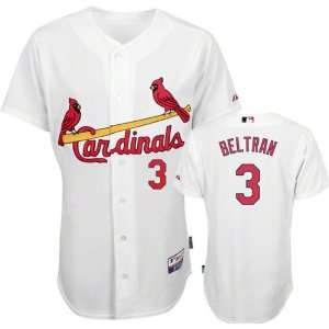 Carlos Beltran Jersey St. Louis Cardinals #3 Home White Authentic 