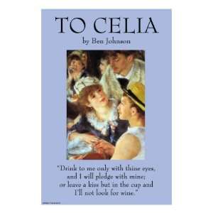  To Celia Premium Poster Print by Ben Johnson, 12x16