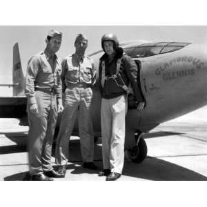  Capt. Charles Yeager, Major Gus Lundquist and Capt. James 