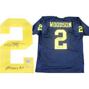 Charles Woodson Heisman 97 Autographed University of Michigan 