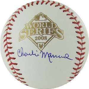 Charlie Manuel 2008 World Series Baseball   Sports 