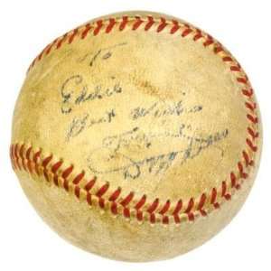  Dizzy Dean Autographed Baseball   w JSA   Autographed 