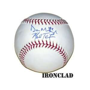 Don Mattingly and Mark Teixeira Autographed Baseball   &