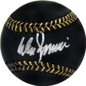 Don Zimmer Autographed Black Leather Baseball
