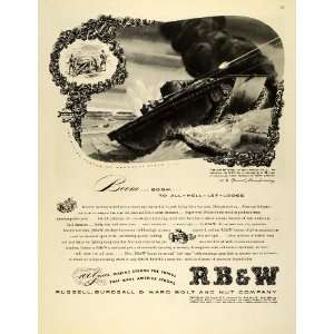  War Production Eli Whitney Tank   Original Print Ad