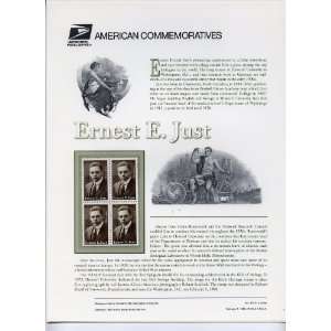   Commemorative Panel #479 Ernest E. Just, Black Heritage (Feb 1, 1996