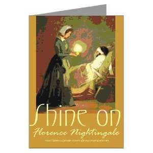 Florence Nightingale Student Nurse Greeting Cards Nurse Greeting Cards 