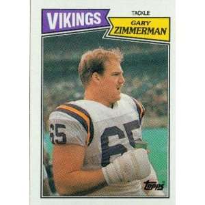  1987 Topps #207 Gary Zimmerman RC   Minnesota Vikings (RC 