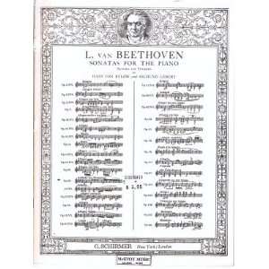  Beethoven Sonata Op. 26 Beethoven, Bulow/Lebert Books