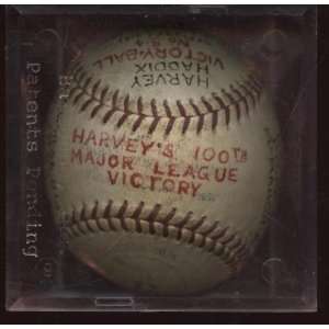 Harvey Haddix 100th Career Win Game Used Baseball   Game Used 