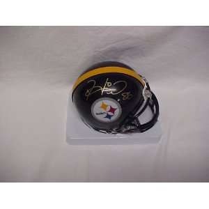 Hines Ward Hand Signed Autographed Pittsburgh Steelers Mini Helmet w 