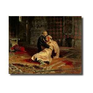 Ivan The Terrible And His Son On The 16th November 1581 1885 Giclee 
