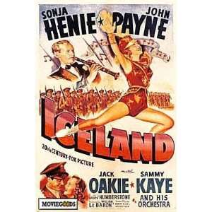   Poster Movie 27x40 Sonja Henie John Payne Jack Oakie