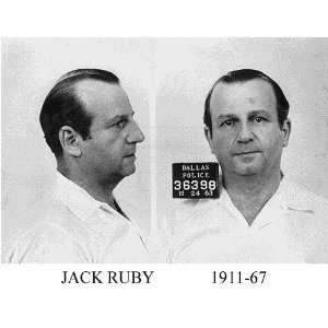 Jack Ruby Police Mugshot Novelty 8 1/2 X 11 Photograph