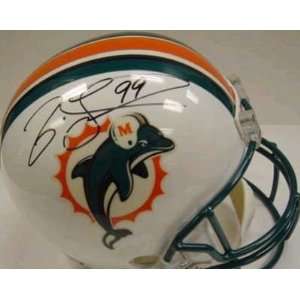  Jason Taylor Autographed Helmet