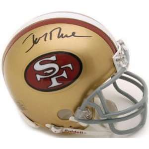 Jerry Rice Autographed Mini Helmet   TB