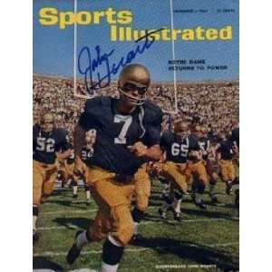 John Huarte autographed Sports Illustrated Magazine (Notre Dame)
