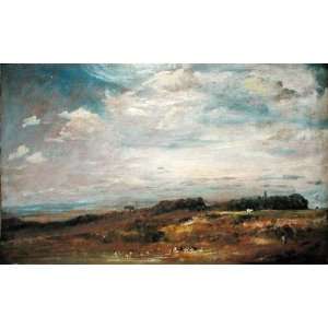   John Constable   24 x 14 inches   Hampstead Heath w