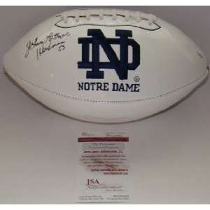  NEW Johnny Lattner SIGNED Notre Dame Football JSA Sports 