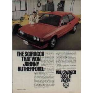 The Scirocco That Won JOHNNY RUTHERFORD.  1980 VOLKSWAGEN OF 