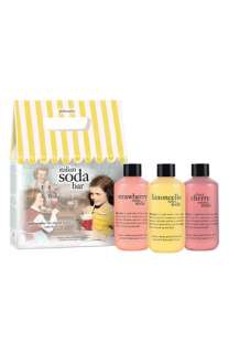philosophy italian soda bar shampoo, shower gel & bubble bath trio 