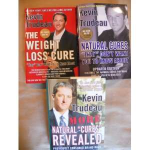  KEVIN TRUDEAU SET OF THREENATURAL CURES;WEIGHT LOSS 