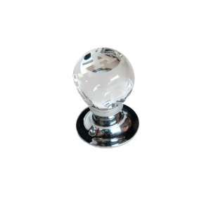 Krystal Touch of New York 3020CPA ABC Clear Passive Doorknob, 2.5 Inch 