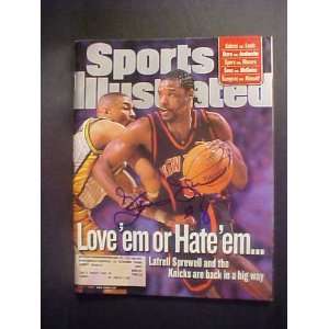 Latrell Sprewell New York Knicks Autographed June 7, 1999 Sports 