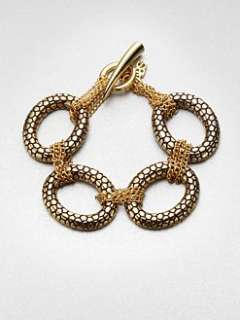 ABS by Allen Schwartz Jewelry   Textured Link Bracelet