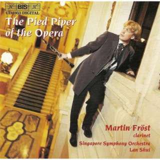   Weber / Saint Saens Opera Paraphrases On The Clarinet Martin Frost