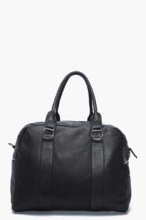 Filippa K Leather Holdall for men  