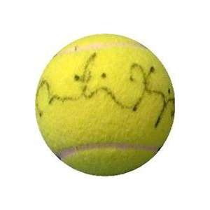 Martina Hingis autographed Tennis Ball